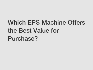 Which EPS Machine Offers the Best Value for Purchase?