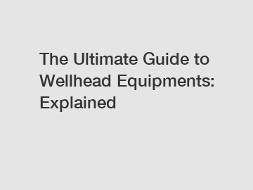 The Ultimate Guide to Wellhead Equipments: Explained